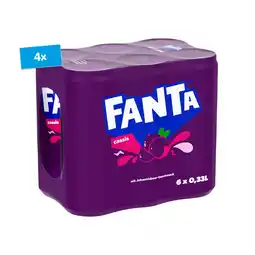 Netto Marken-Discount Fanta Cassis 6 x 0,33 Liter Dose, 4er Pack Angebot