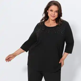 NKD Damen-Langarmshirt mit 3/4 Arm, große Größen Angebot