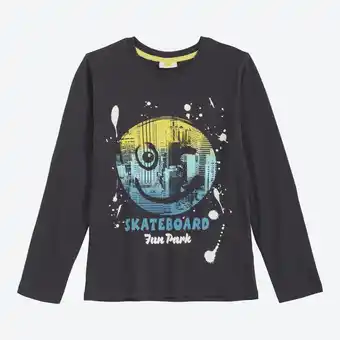 NKD Kinder-Jungen-Langarmshirt mit Frontaufdruck Angebot