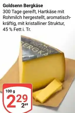 Globus Goldsenn Bergkäse Angebot
