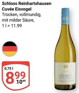 Globus Schloss Reinhartshausen Cuvée Eisvogel Angebot