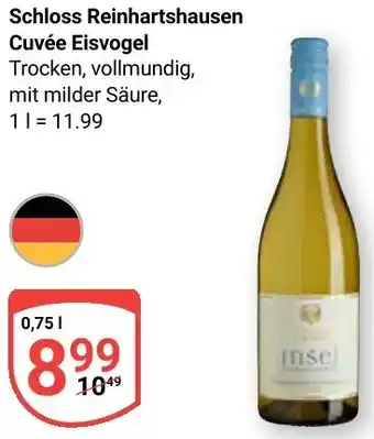 Globus Schloss Reinhartshausen Cuvée Eisvogel Angebot