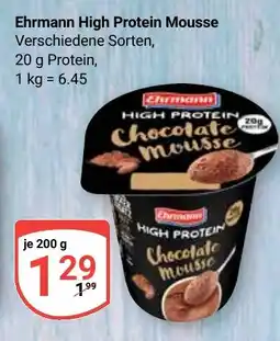 Globus Ehrmann High Protein Mousse Angebot