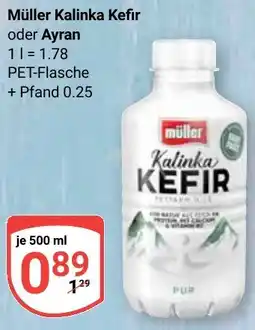 Globus Müller Kalinka Kefir oder Ayran Angebot