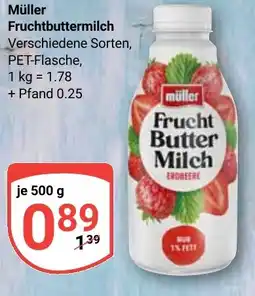 Globus Müller Fruchtbuttermilch Angebot