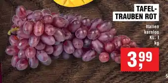 Handelshof TAFEL- TRAUBEN ROT Angebot