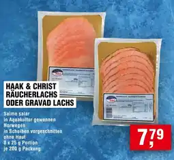 Handelshof HAAK & CHRIST RÄUCHERLACHS ODER GRAVAD LACHS Angebot