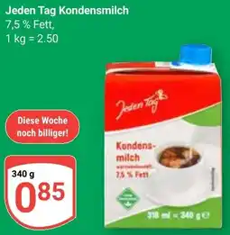 Globus Jeden Tag Kondensmilch Angebot