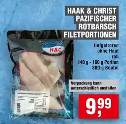 Handelshof HAAK & CHRIST PAZIFISCHER ROTBARSCH FILETPORTIONEN Angebot