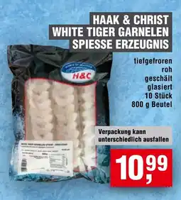 Handelshof HAAK & CHRIST WHITE TIGER GARNELEN SPIESSE ERZEUGNIS Angebot