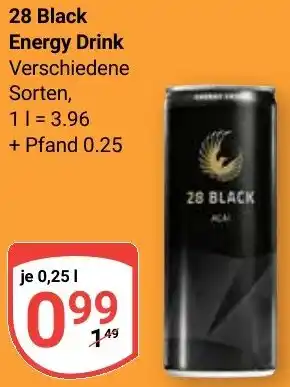 Globus 28 Black Energy Drink Angebot