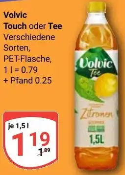 Globus Volvic Touch oder Tee Angebot