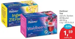 Budni Meßmer Tee Angebot