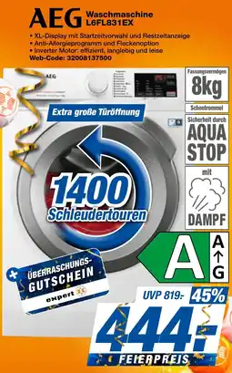 expert Techno Land AEG Waschmaschine L6FL831EX Angebot