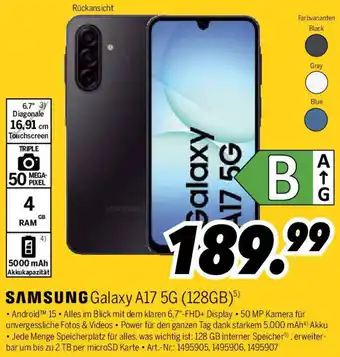 MEDIMAX SAMSUNG Galaxy A17 5G (128GB) Angebot