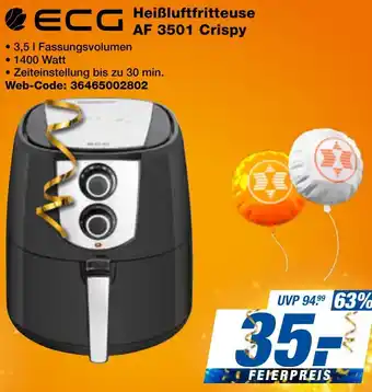 expert Techno Land ECG Heißluftfritteuse AF 3501 Crispy Angebot