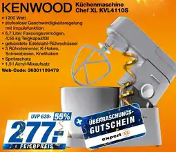 expert Techno Land KENWOOD Küchenmaschine Chef XL KVL4110S Angebot