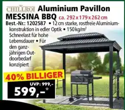 Norma Aluminium Pavillon Messina BBQ Angebot