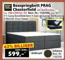 Norma Boxspringbett PRAG Chesterfield mit Bettkasten Angebot