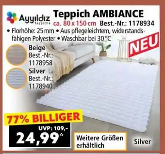 Norma Teppich AMBIANCE Angebot