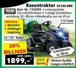 Norma Rasentraktor XC140-98H Angebot