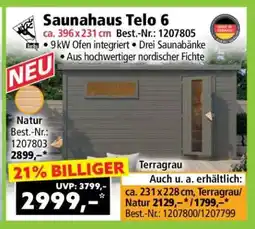 Norma Saunahaus Telo 6 Angebot