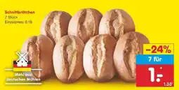 Netto Marken-Discount Schnittbrötchen Angebot