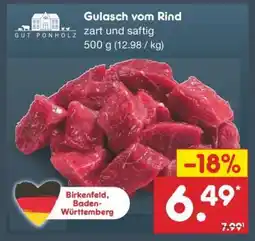 Netto Marken-Discount Gulasch vom Rind Angebot