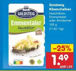 Netto Marken-Discount Goldsteig Käsescheiben Angebot