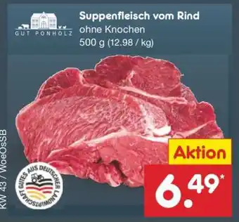 Netto Marken-Discount Suppenfleisch vom Rind Angebot