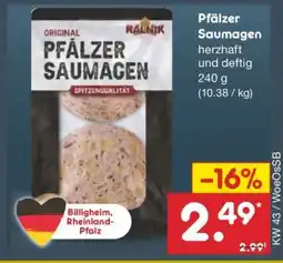 Netto Marken-Discount Pfälzer Saumagen Angebot