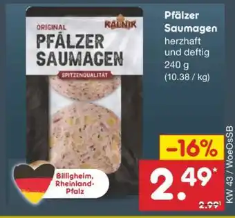 Netto Marken-Discount Pfälzer Saumagen Angebot