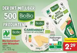 Netto Marken-Discount Bio Camembert oder Briespitze Angebot