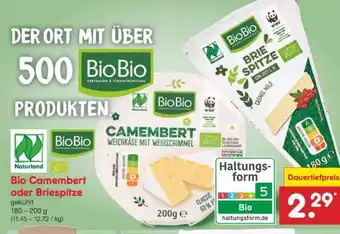 Netto Marken-Discount Bio Camembert oder Briespitze Angebot