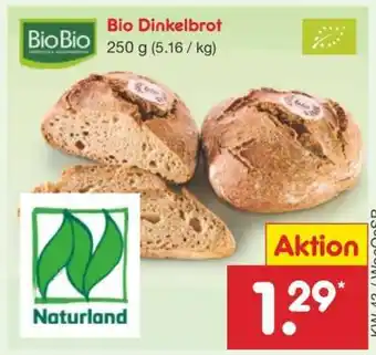 Netto Marken-Discount Bio-Dinkelbrot Angebot
