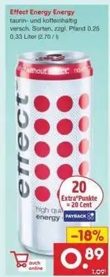 Netto Marken-Discount Effect Energy Energy Angebot