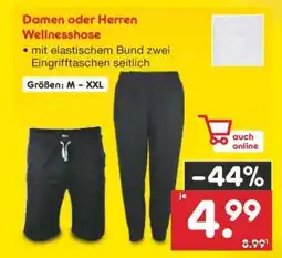 Netto Marken-Discount Damen- oder Herren- Wellnesshose Angebot