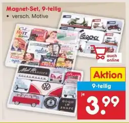 Netto Marken-Discount Magnet-Set, 9-teilig Angebot
