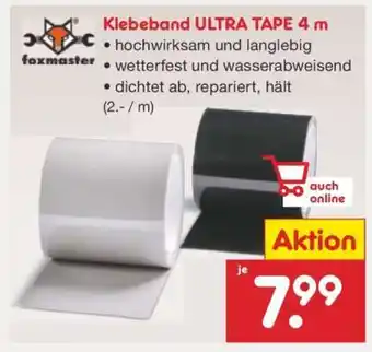Netto Marken-Discount Klebeband ULTRA TAPE 4 m Angebot