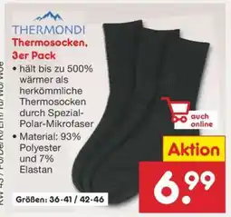 Netto Marken-Discount Thermosocken, 3er Pack Angebot