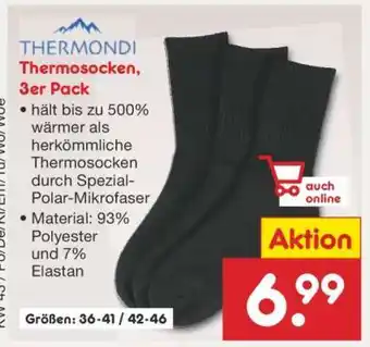 Netto Marken-Discount Thermosocken, 3er Pack Angebot