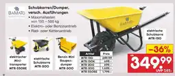 Netto Marken-Discount elektrische Schubkarre MTR-150 Angebot
