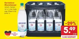 Netto Marken-Discount Gerolsteiner Mineralwasser Angebot