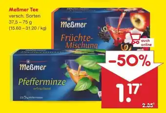 Netto Marken-Discount Meßmer Tee Angebot