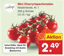 Netto Marken-Discount Mini-Cherryrispentomaten Angebot