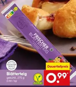 Netto Marken-Discount Blätterteig Angebot