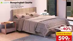 Netto Marken-Discount Boxspringbett Seattle Angebot