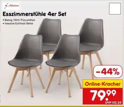 Netto Marken-Discount Esszimmerstühle 4er Set Angebot