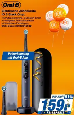 expert Techno Land Oral-B Elektrische Zahnbürste iO 8 Black Onyx Angebot