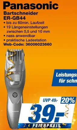 expert Techno Land Panasonic Bartschneider ER-GB44 Angebot